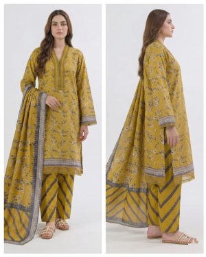 Premium Stitched Lawn Outfit