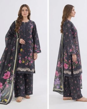 Exclusive Printed Lawn Dress